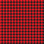 Red Hounds Tooth Pattern Vinyl 12" x 12" - The Vinyl Haus