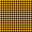Yellow Hounds Tooth Pattern Vinyl 12" x 12" - The Vinyl Haus