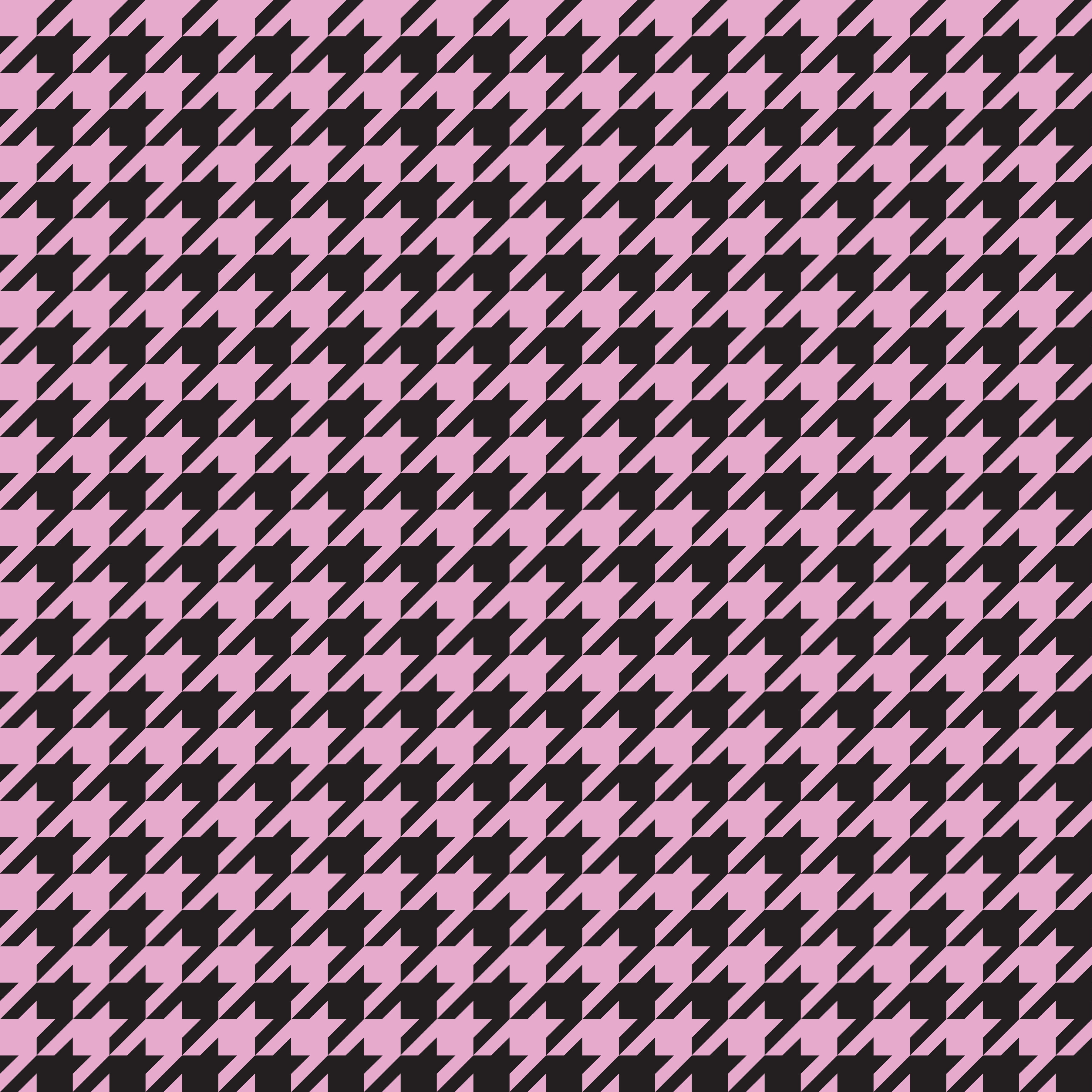 Pink Hounds Tooth Pattern Vinyl 12" x 12" - The Vinyl Haus Main image