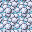 Small Volleyballs Blue Background Pattern Vinyl 12" x 12" - The Vinyl Haus