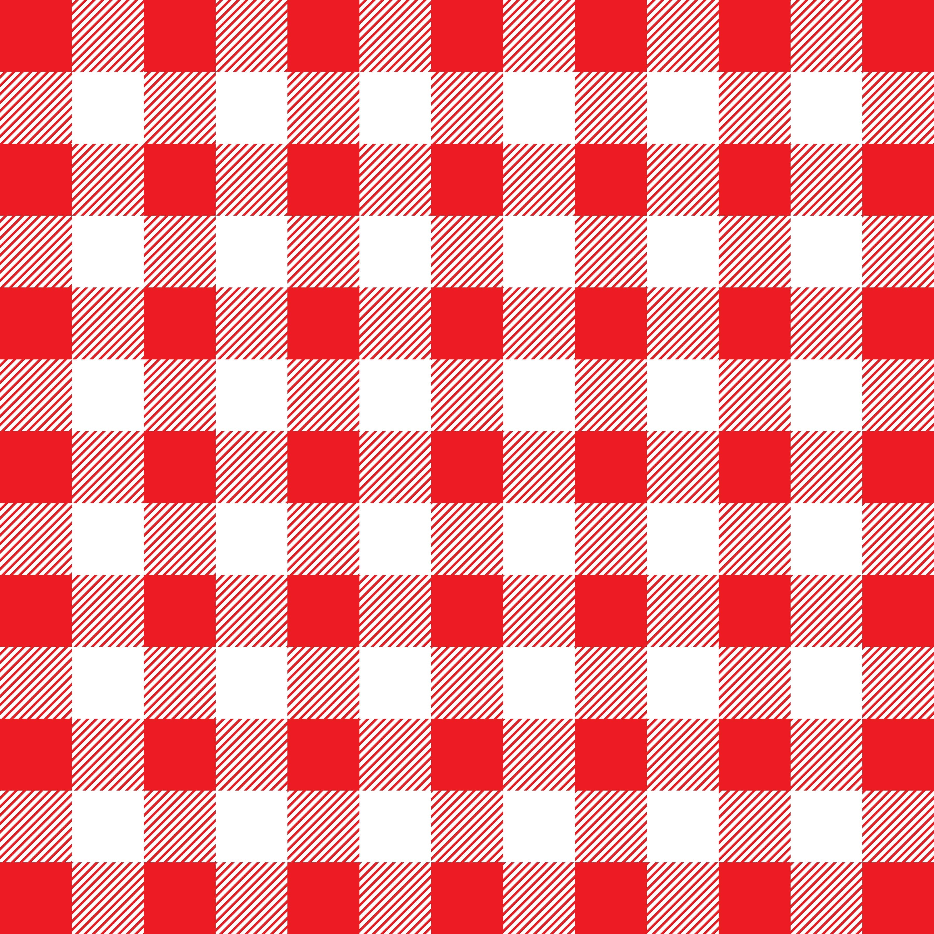 Big Red and White Checkered Pattern Vinyl 12" x 12" - The Vinyl Haus Main image