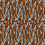Orange and Black Halloween Zebra Pattern Vinyl 12" x 12" - The Vinyl Haus