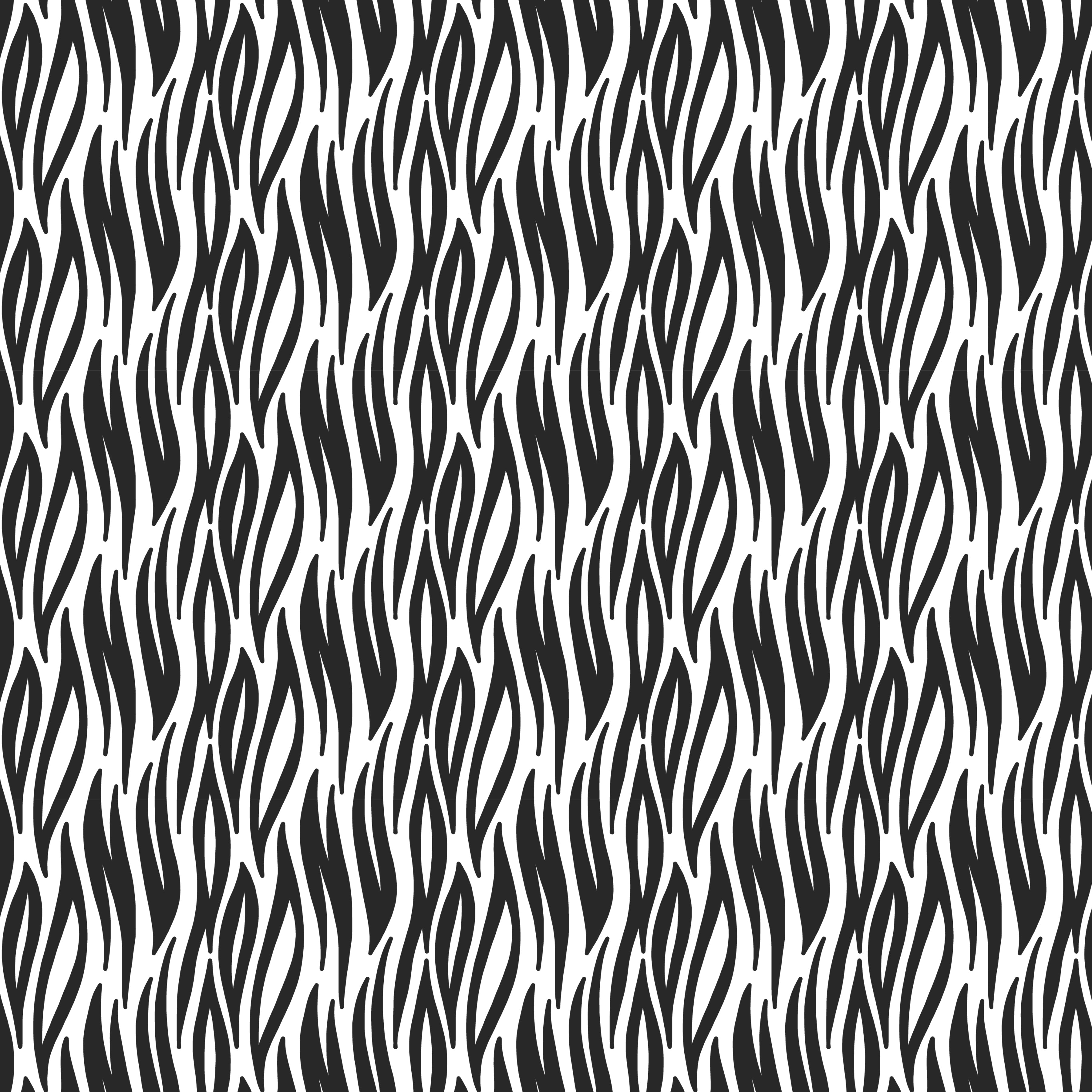 Wavy Zebra Pattern Vinyl 12" x 12" - The Vinyl Haus