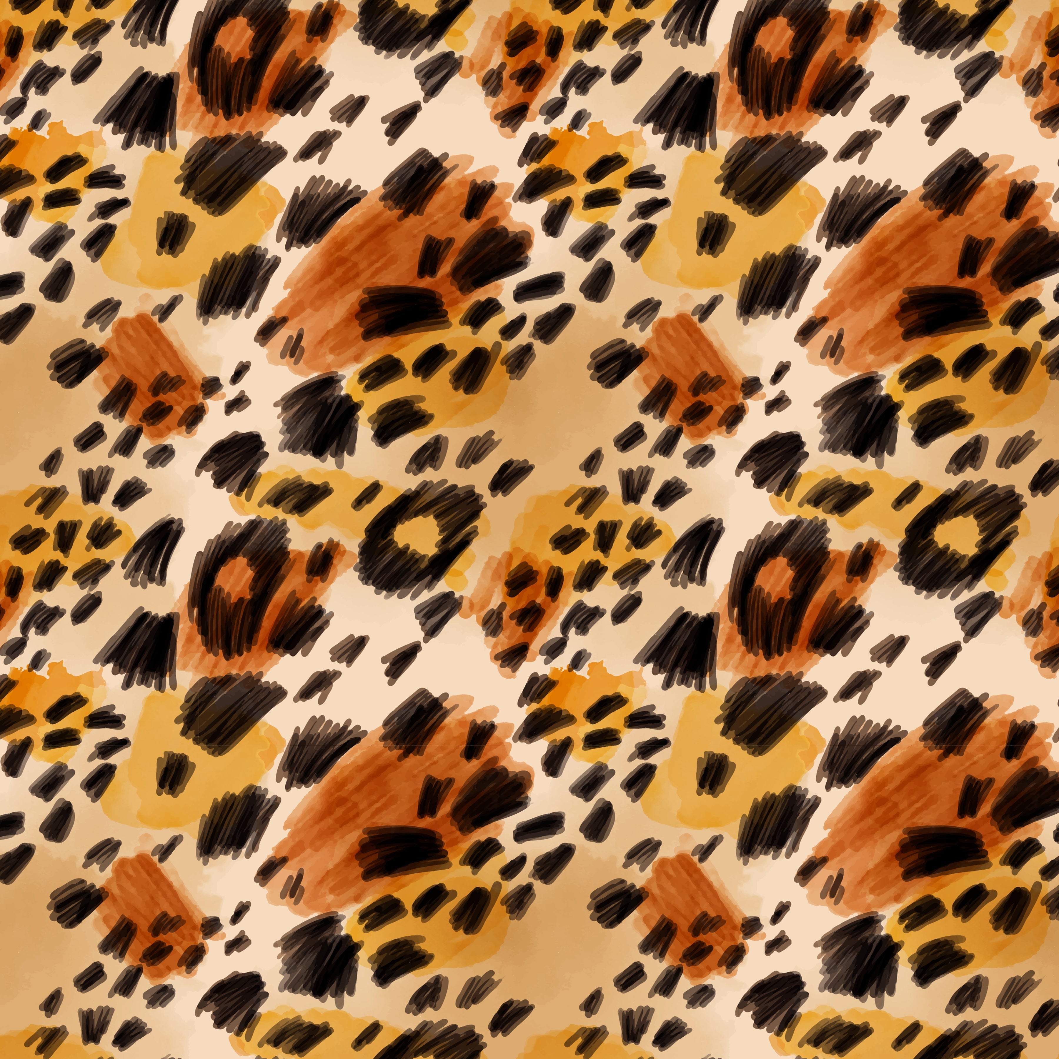 Abstract Cheetah Pattern Vinyl 12" x 12" - The Vinyl Haus Main image