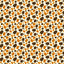 Orange and Brown Giraffe Pattern Vinyl 12" x 12" - The Vinyl Haus