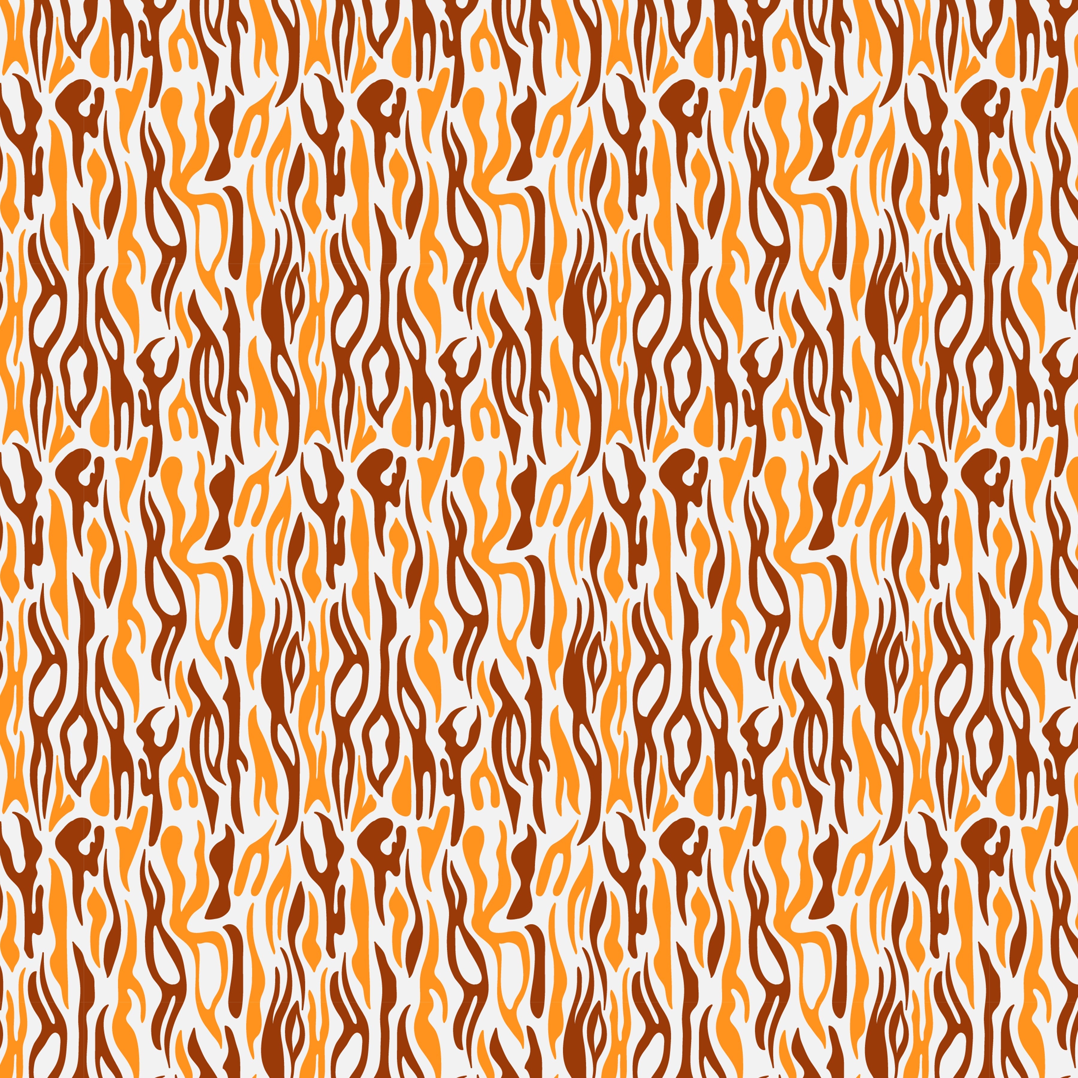 Orange and Red Animal Print Pattern Vinyl 12" x 12" - The Vinyl Haus