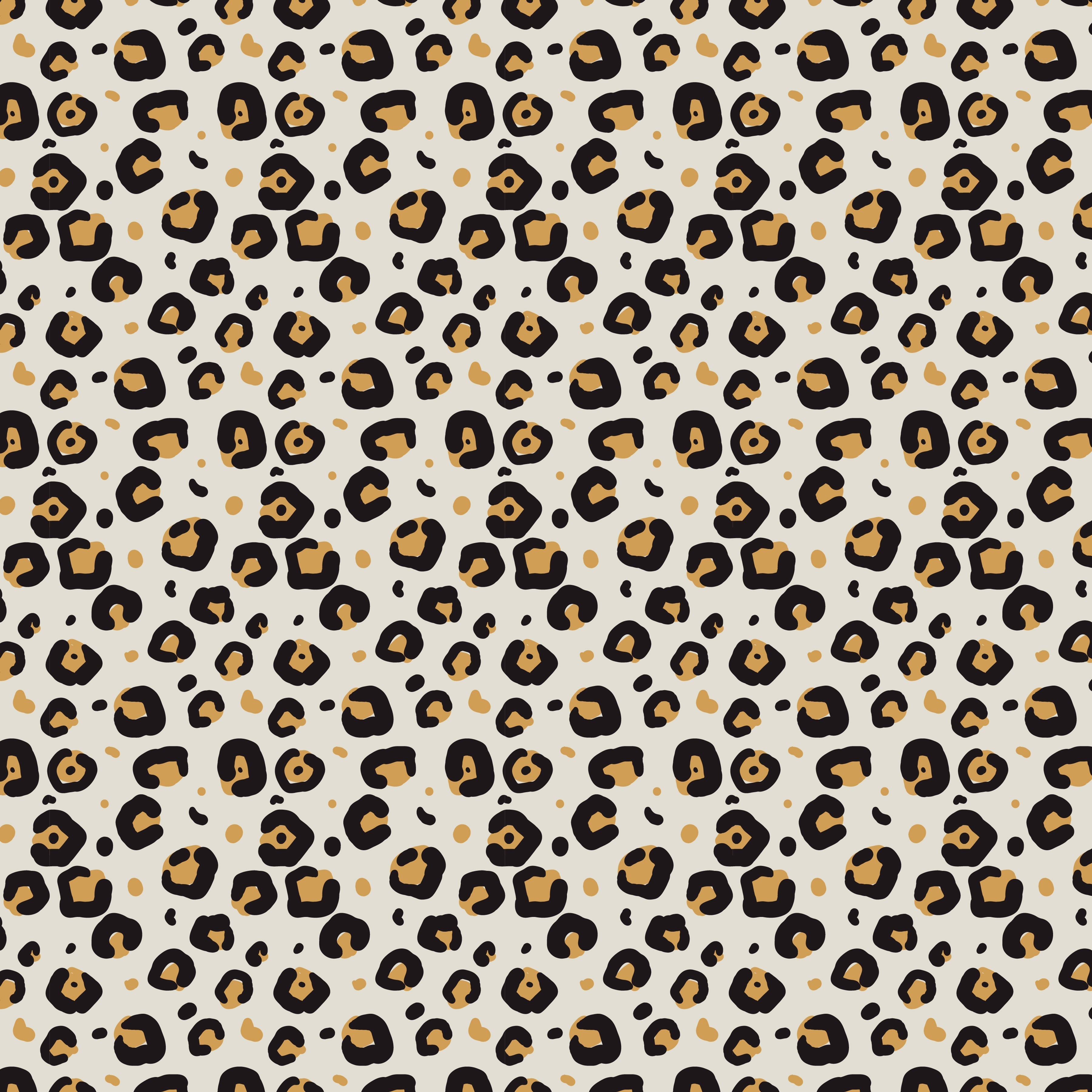 Neutral Tone Leopard Spot Print Pattern Vinyl 12" x 12" - The Vinyl Haus Main image