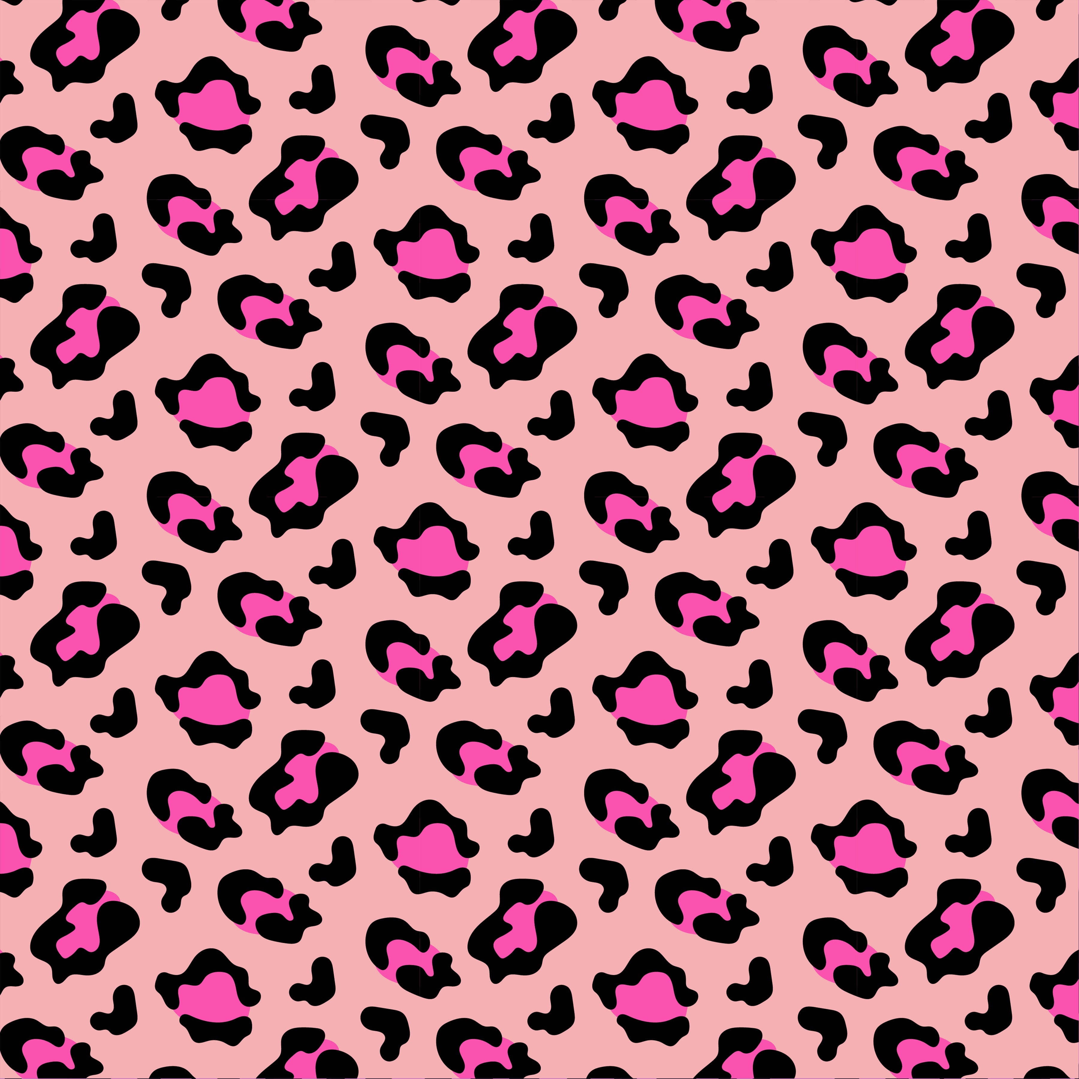 Pink Cheetah Print Pattern Vinyl 12" x 12" - The Vinyl Haus