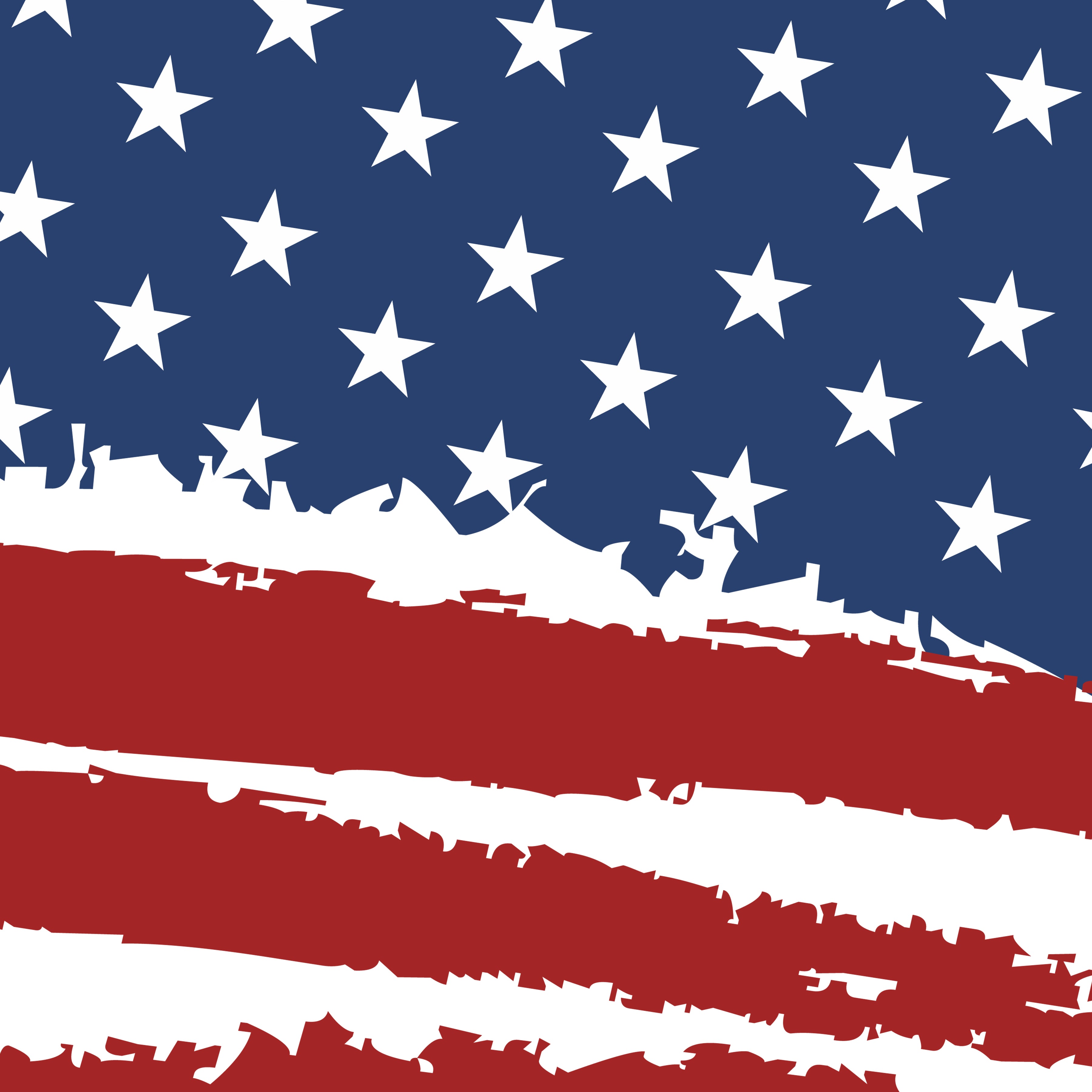 Flag Pattern Vinyl 12" x 12" - The Vinyl Haus Main image