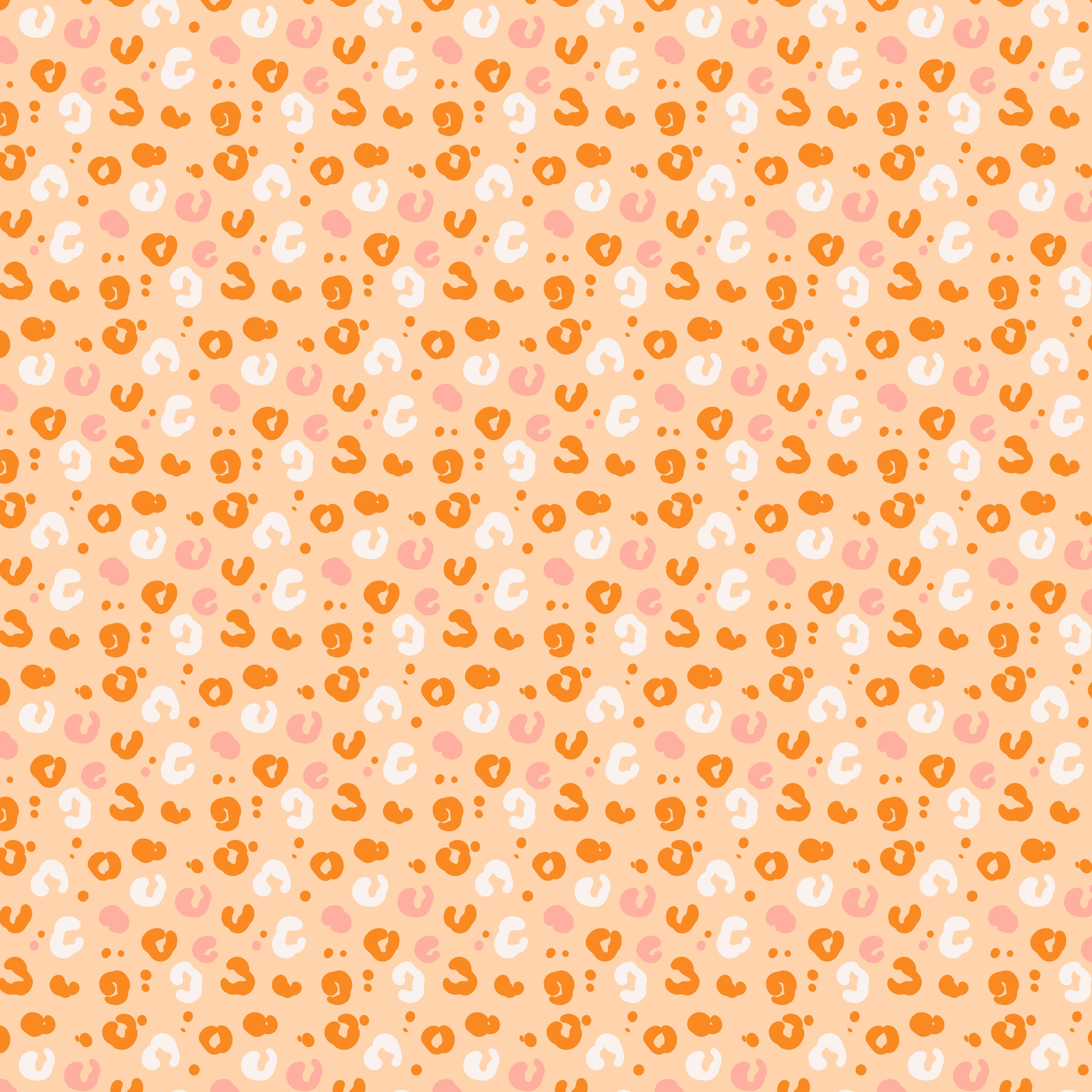 Yellow and Orange Leopard Pattern Vinyl 12" x 12" - The Vinyl Haus Main image