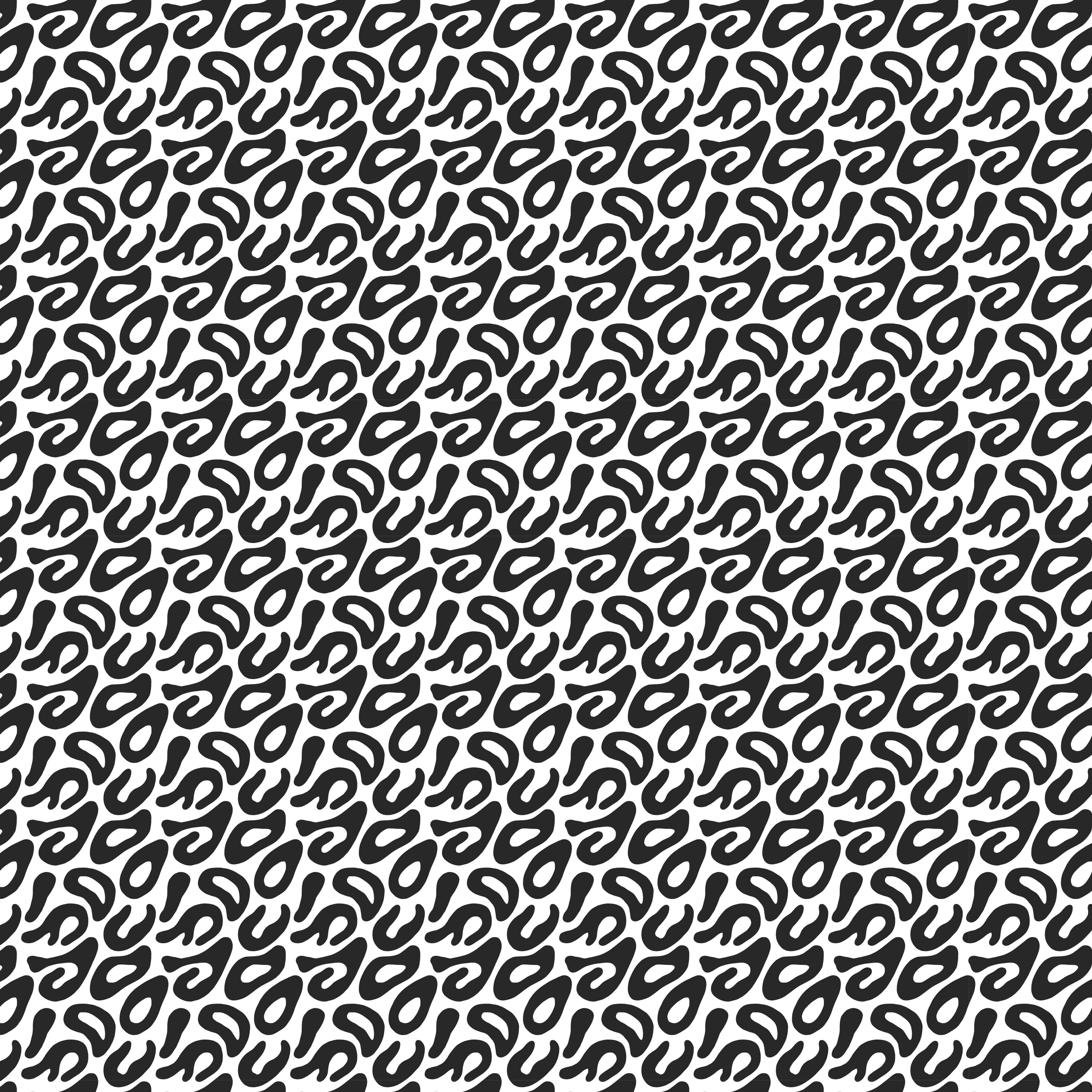 Black Abstract Leopard Pattern Vinyl 12" x 12" - The Vinyl Haus Main image