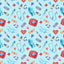 Medical Equipment Blue Background Pattern Vinyl 12" x 12" - The Vinyl Haus