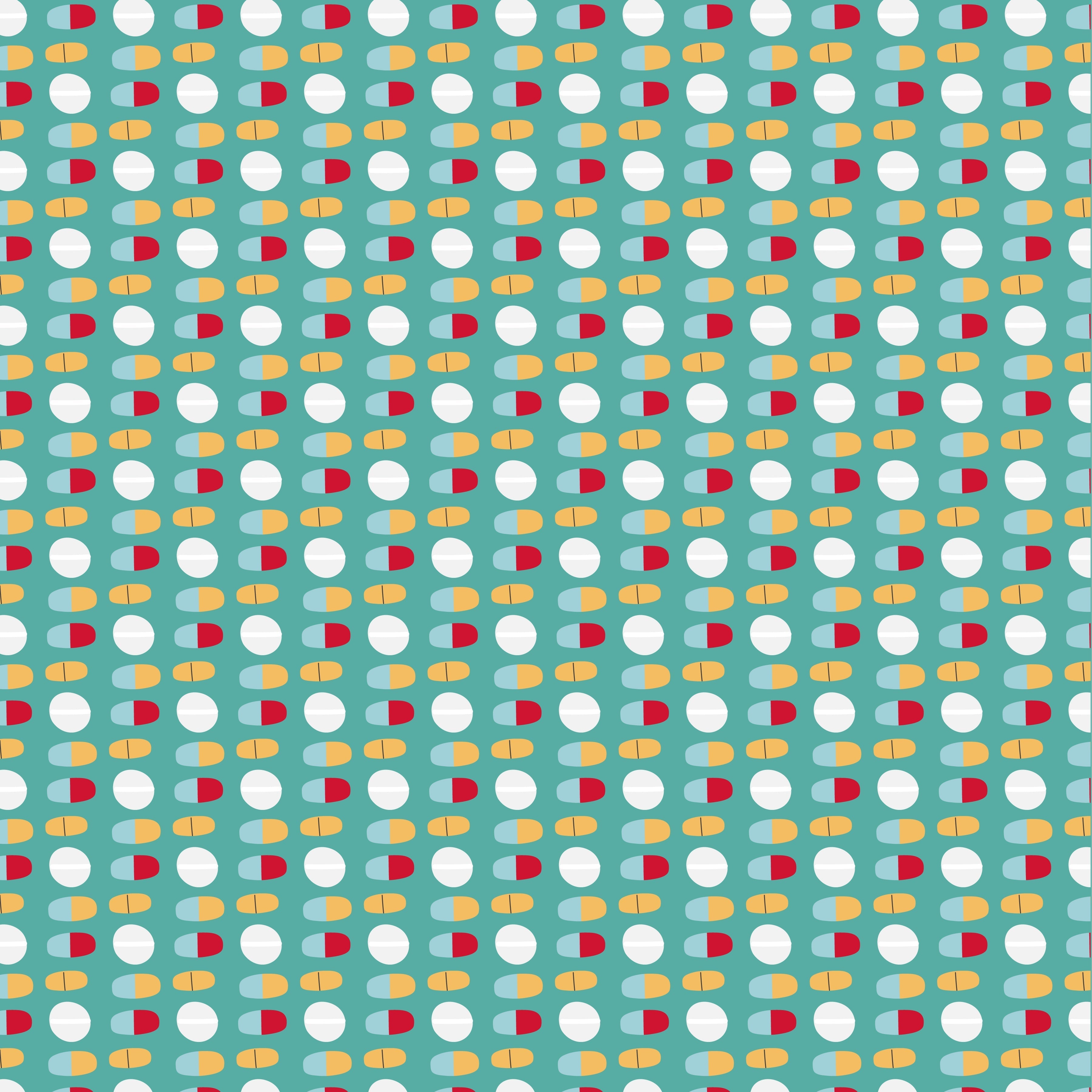 Medicine Pattern Vinyl 12" x 12" - The Vinyl Haus Main image