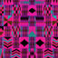 Kente Pink Pattern Vinyl 12" x 12" - The Vinyl Haus