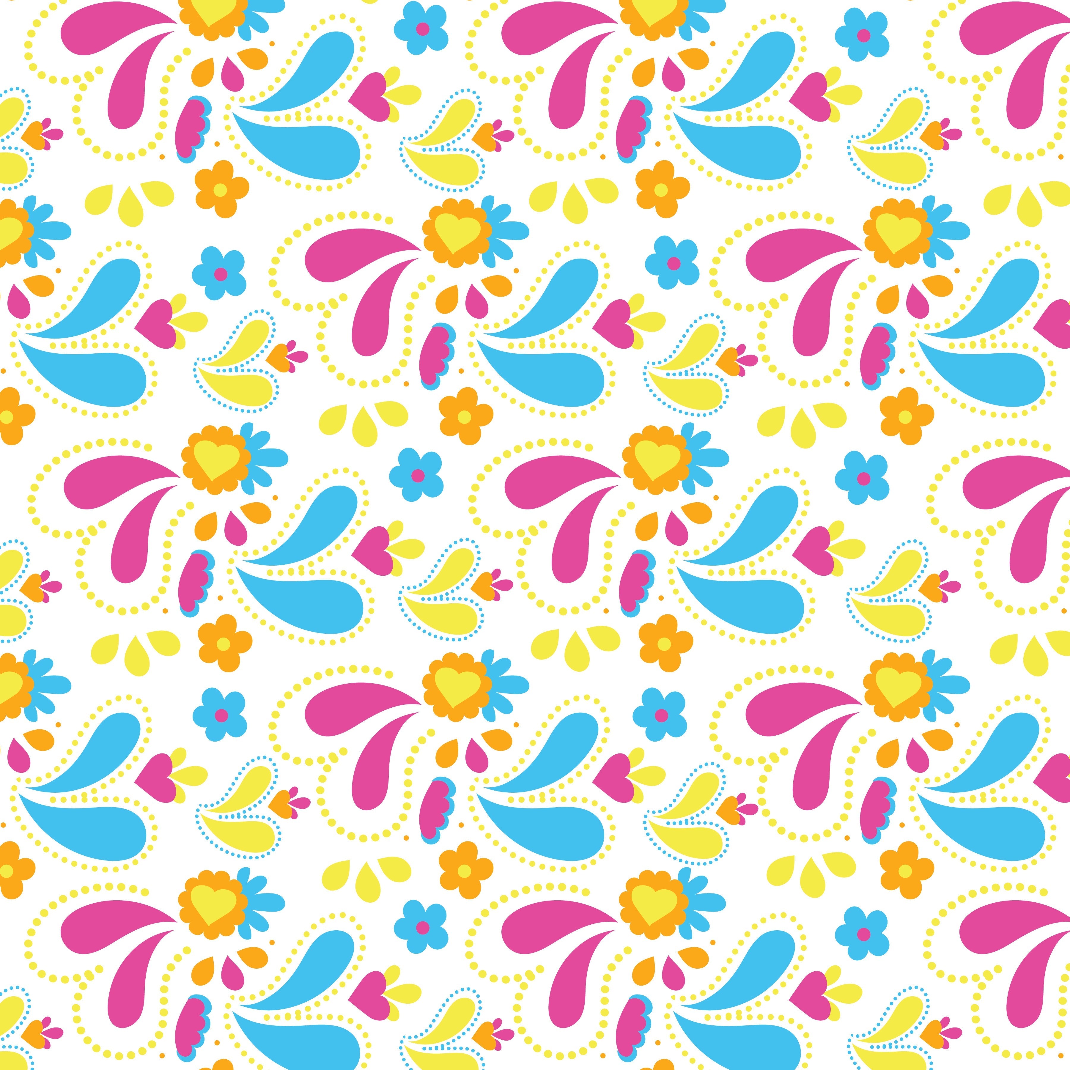 Day of the Dead Confetti Pattern Vinyl 12" x 12" - The Vinyl Haus Main image