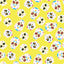 Sugar Skulls Yellow Background Pattern Vinyl 12" x 12" - The Vinyl Haus