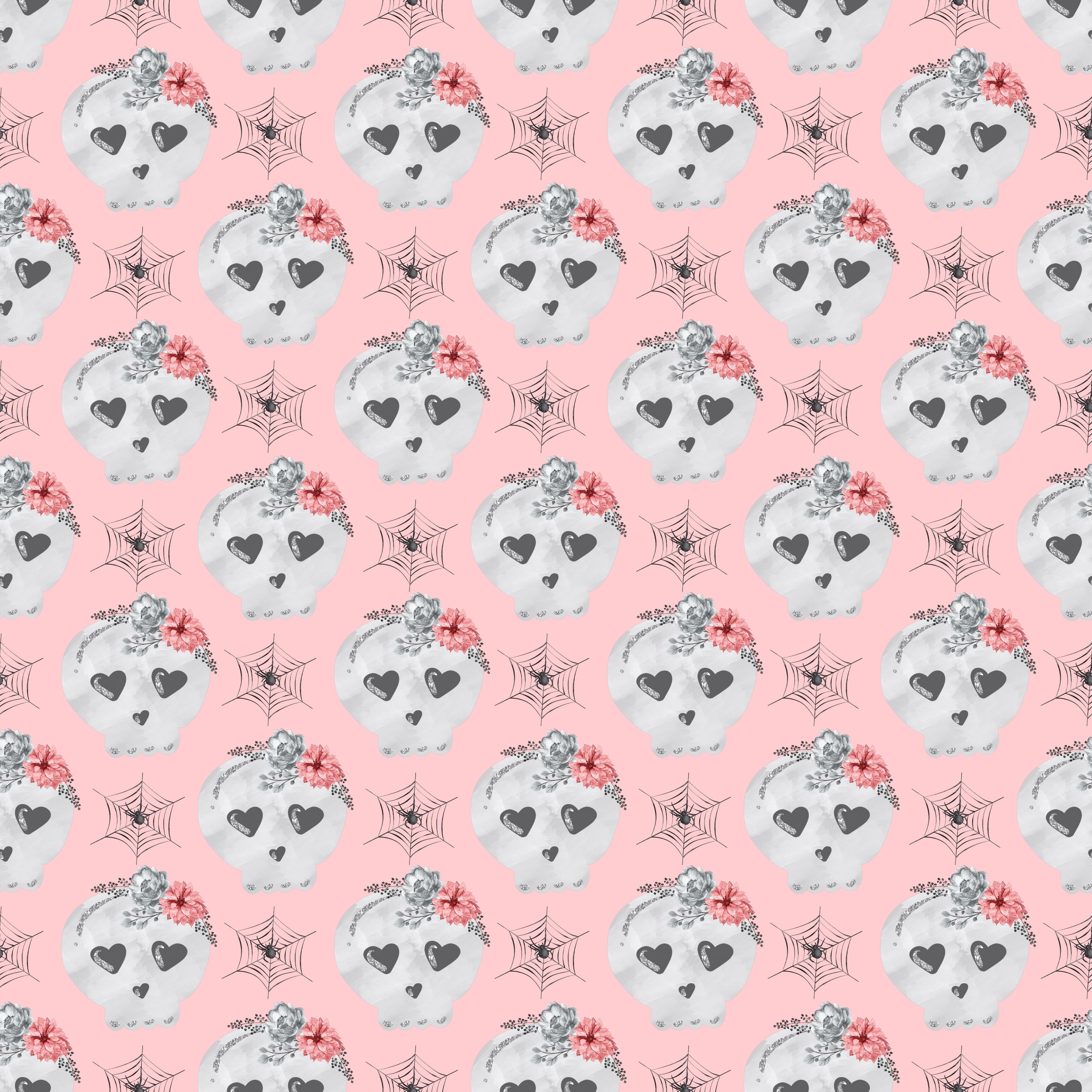 Pastel Skeletons Pattern Vinyl 12" x 12" - The Vinyl Haus