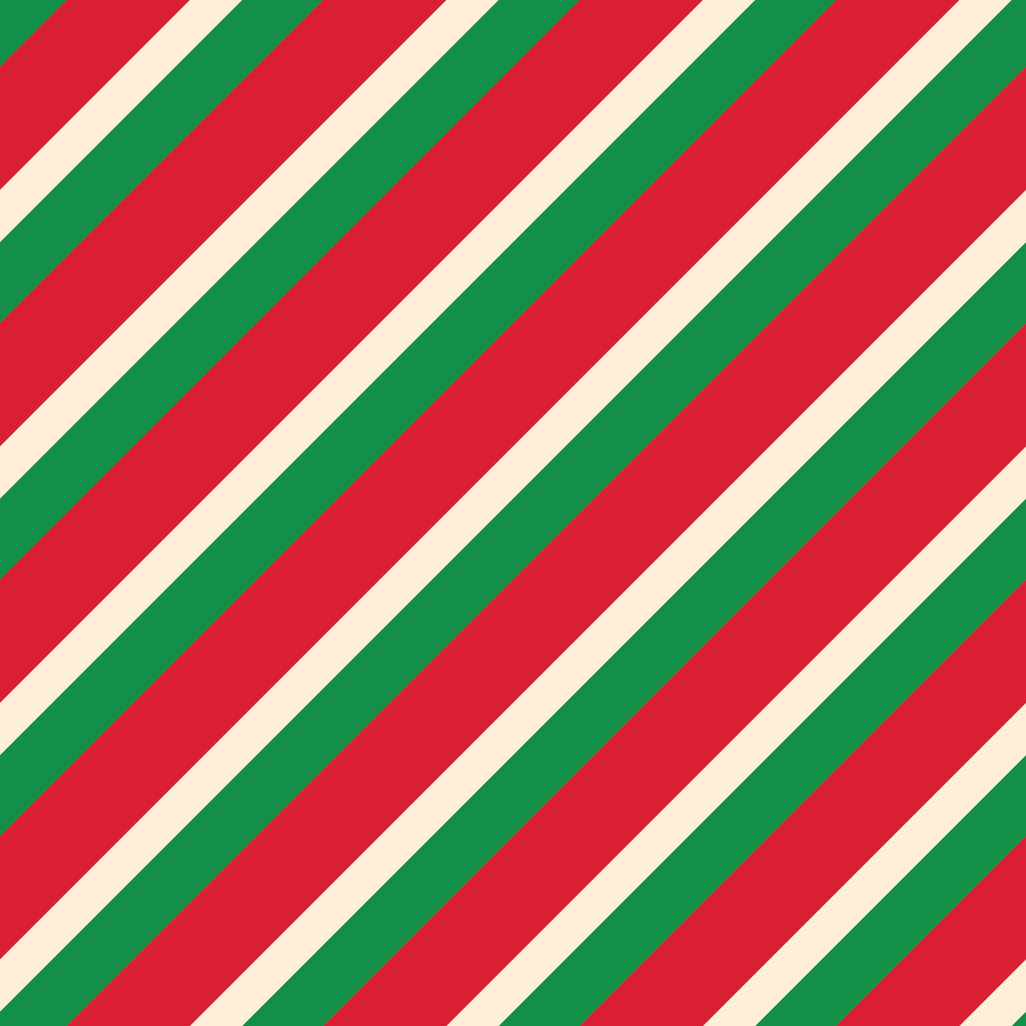 Red Green and White Diagonal Stripes Patterned Vinyl 12" x 12" - The Vinyl Haus Main image