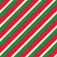 Red Green and White Diagonal Stripes Patterned Vinyl 12" x 12" - The Vinyl Haus