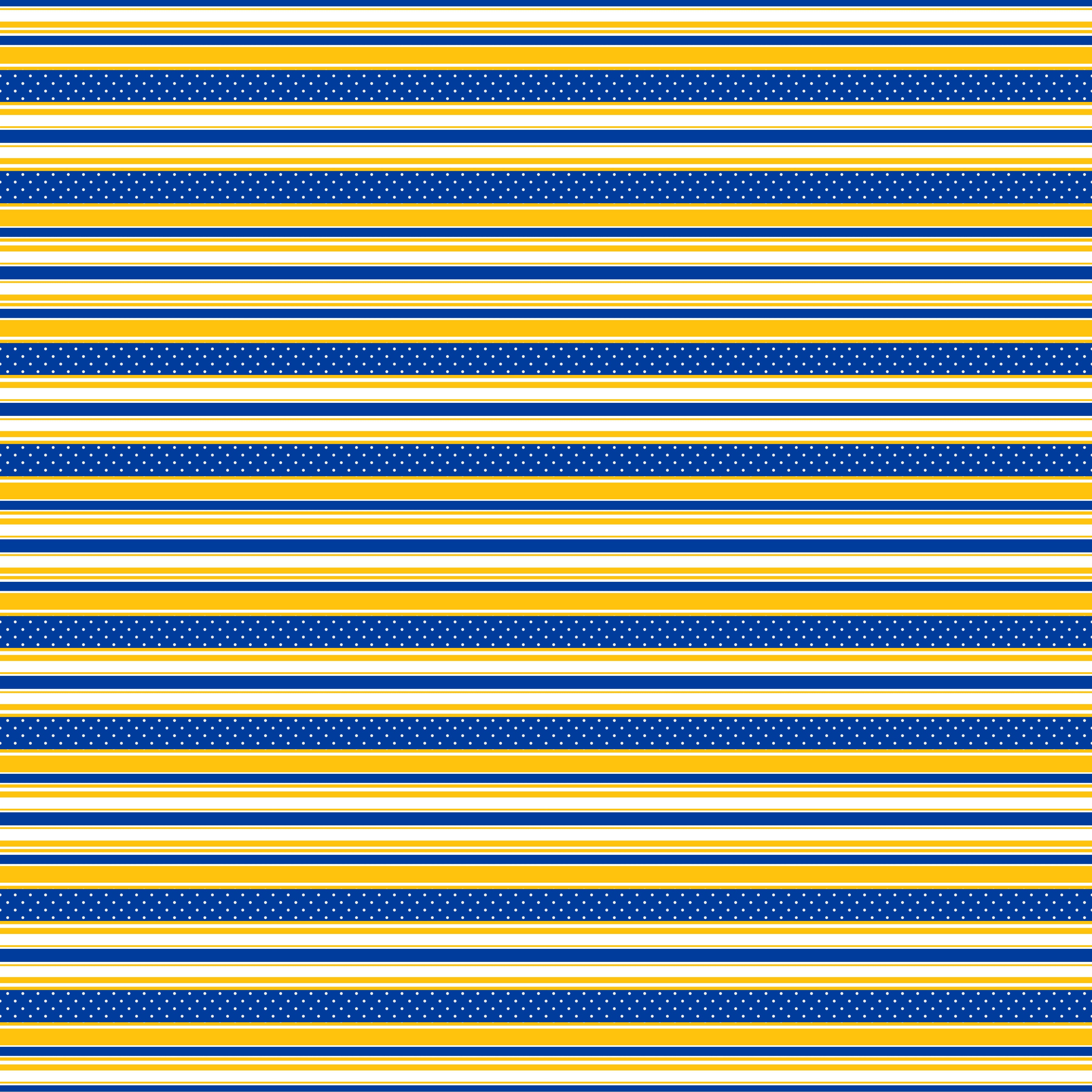 Blue and Yellow Horizontal Stripes Patterned Vinyl 12" x 12" - The Vinyl Haus Main image
