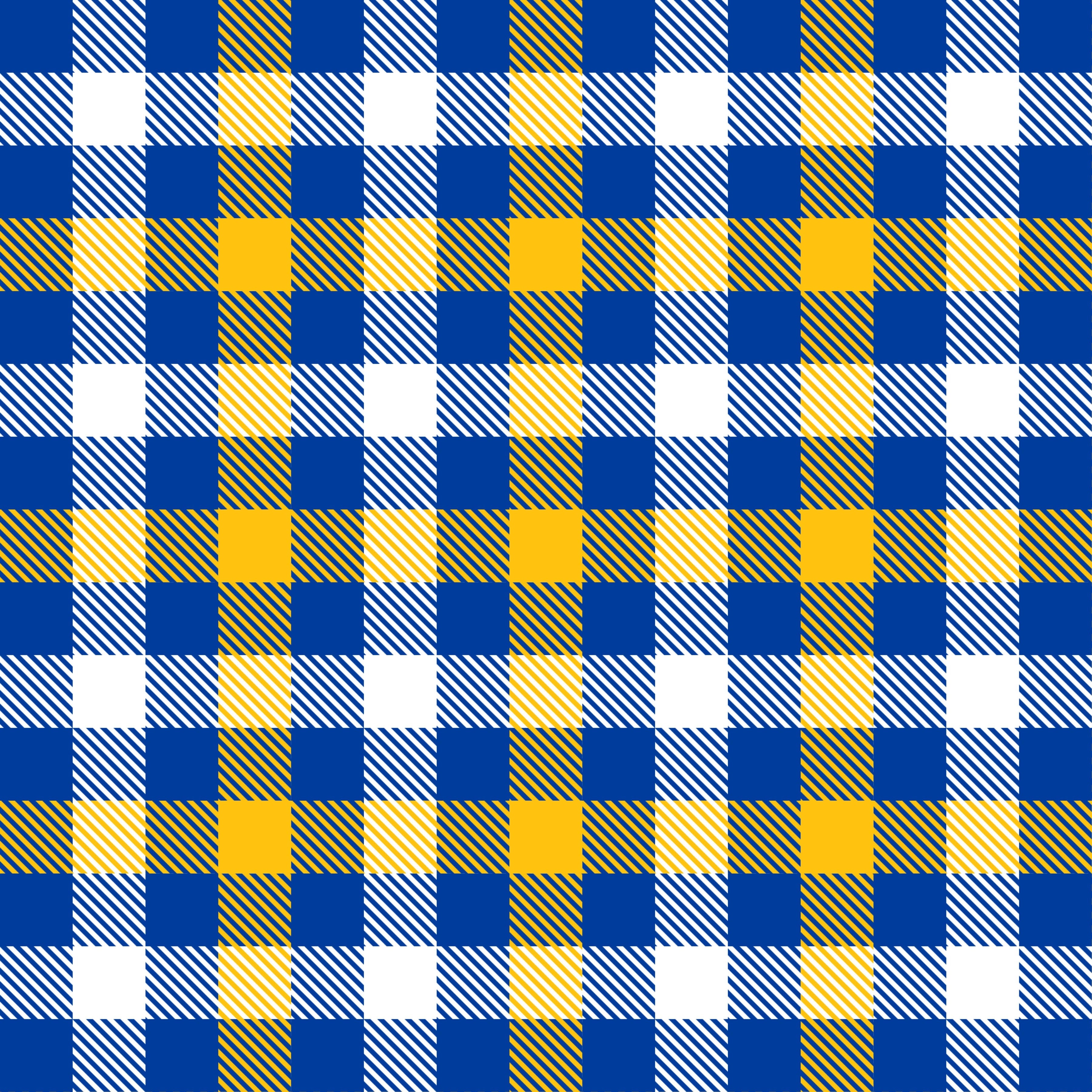 Blue and Yellow Plaid Patterned Vinyl 12" x 12" - The Vinyl Haus
