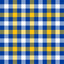 Blue and Yellow Plaid Patterned Vinyl 12" x 12" - The Vinyl Haus