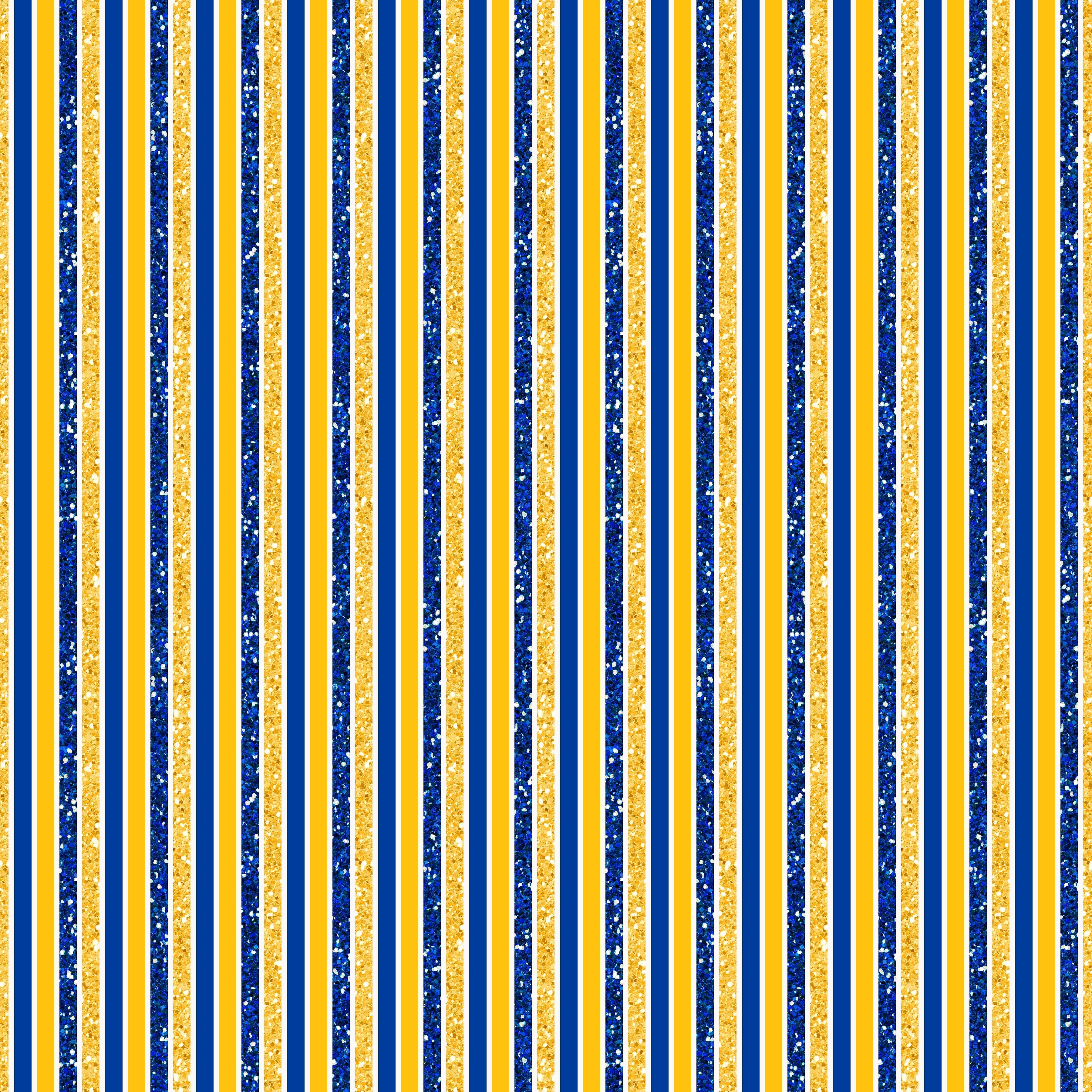 Yellow and Blue Stripes Patterned Vinyl 12" x 12" - The Vinyl Haus Main image