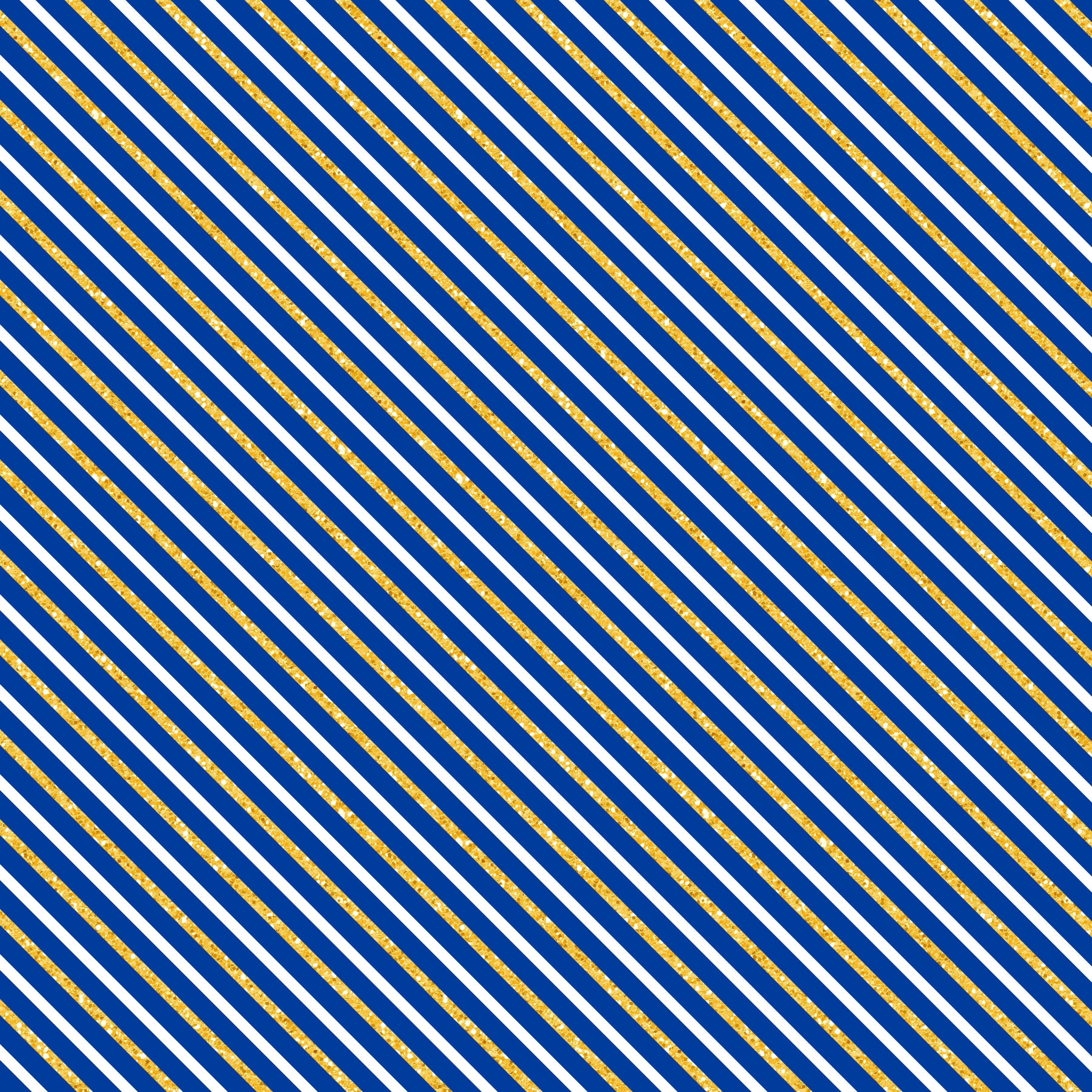 Yellow and Blue Diagonal Stripes Patterned Vinyl 12" x 12" - The Vinyl Haus
