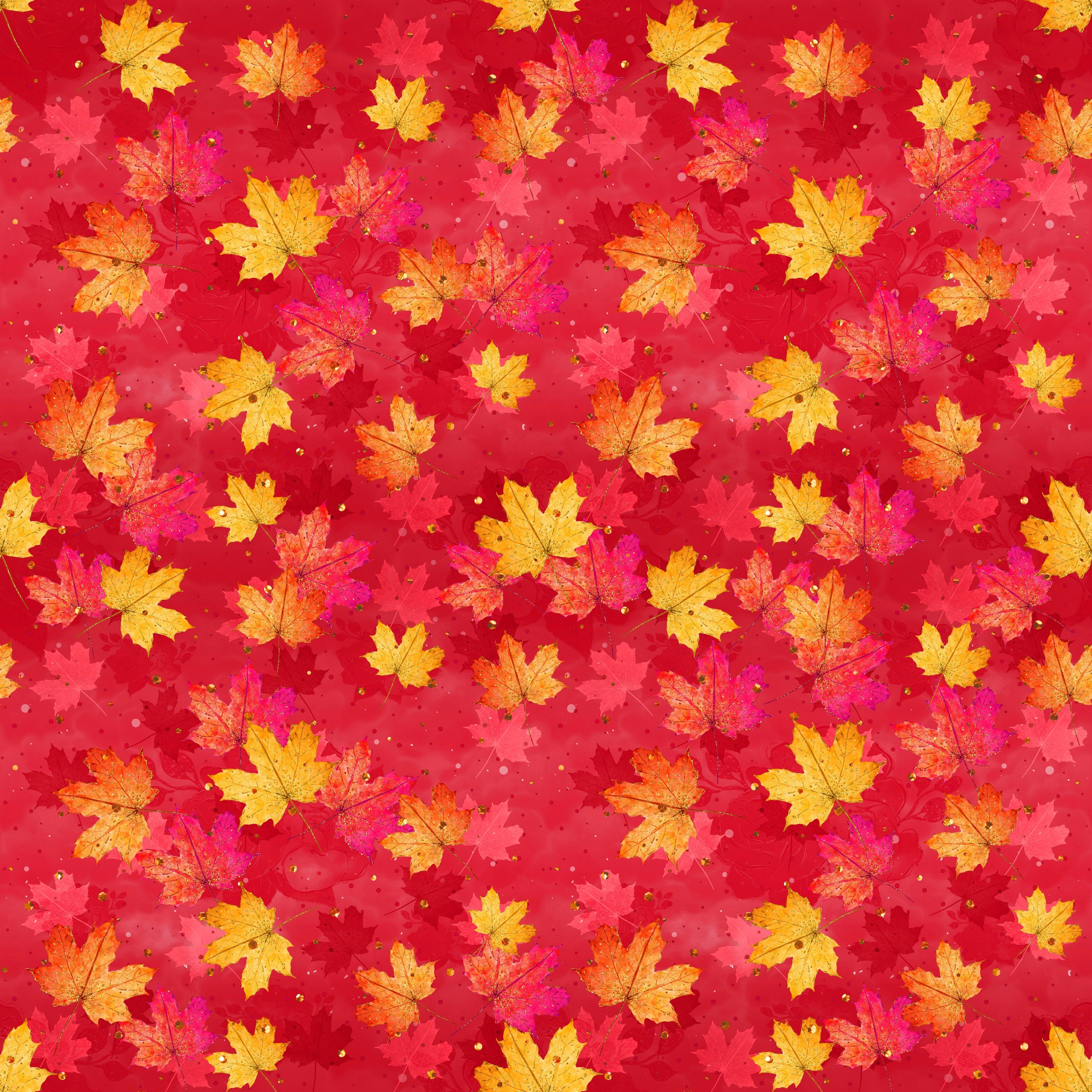Falling Leaves Patterned Vinyl 12" x 12" - The Vinyl Haus