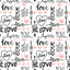 Valentine Graffiti Patterned Vinyl 12" x 12" - The Vinyl Haus