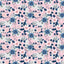Pink and Blue Roses and Vines Patterned Vinyl 12" x 12" - The Vinyl Haus