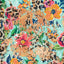 Orange Cheetah Floral Patterned Vinyl 12" x 12" - The Vinyl Haus