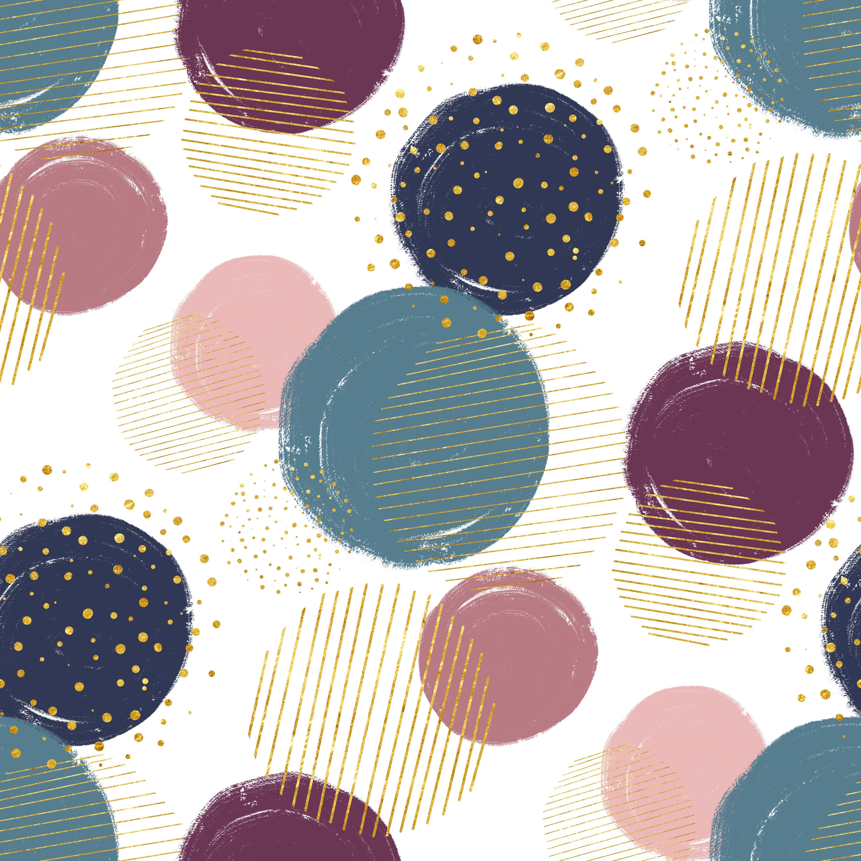 Jewel Tone Polka Dots Patterned Vinyl 12" x 12" - The Vinyl Haus Main image