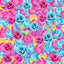 Watercolor Roses Patterned Vinyl 12" x 12" - The Vinyl Haus