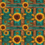 Sunflower Rustic Patterned Vinyl 12" x 12" - The Vinyl Haus