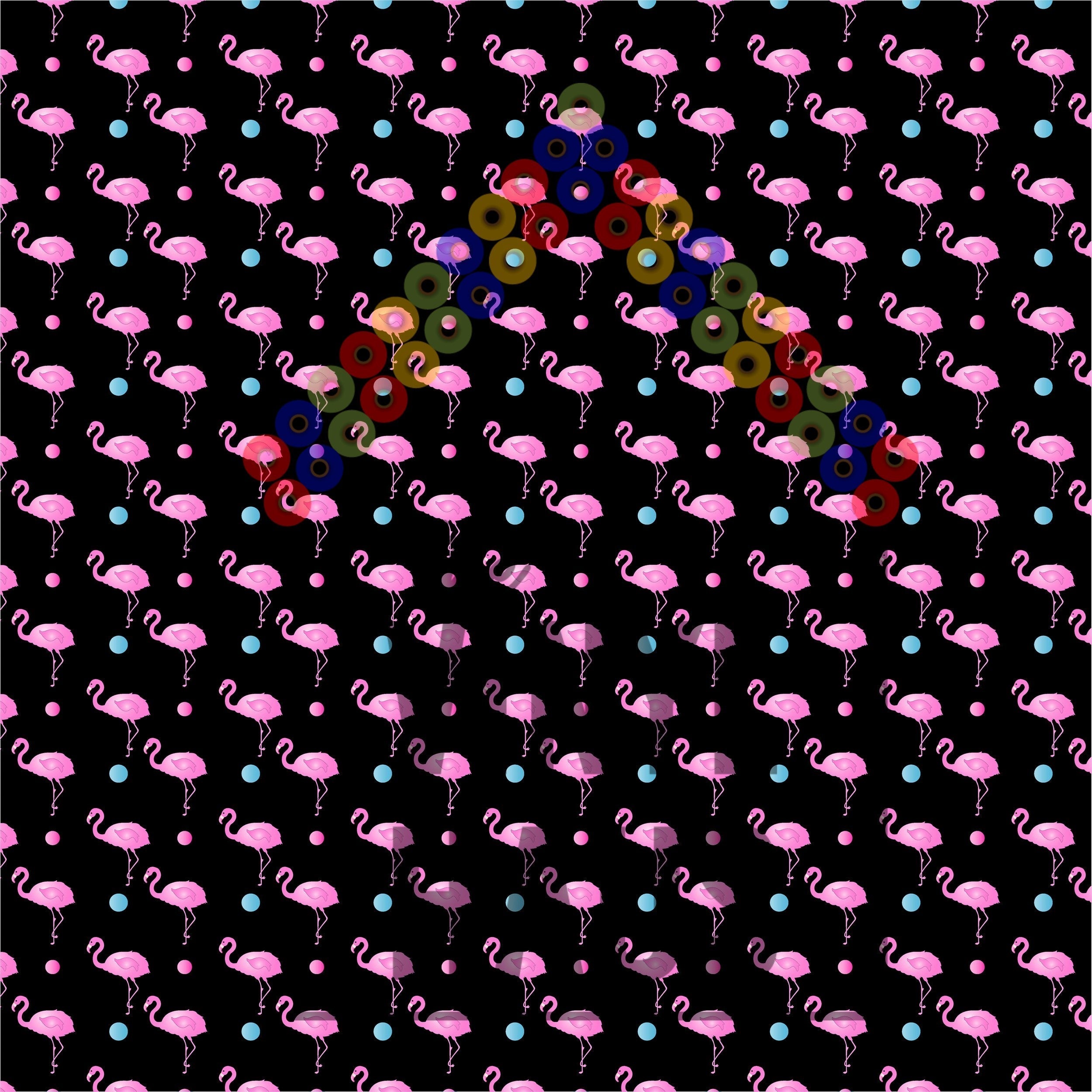 Flamingos Pattern Vinyl 12" x 12" - The Vinyl Haus