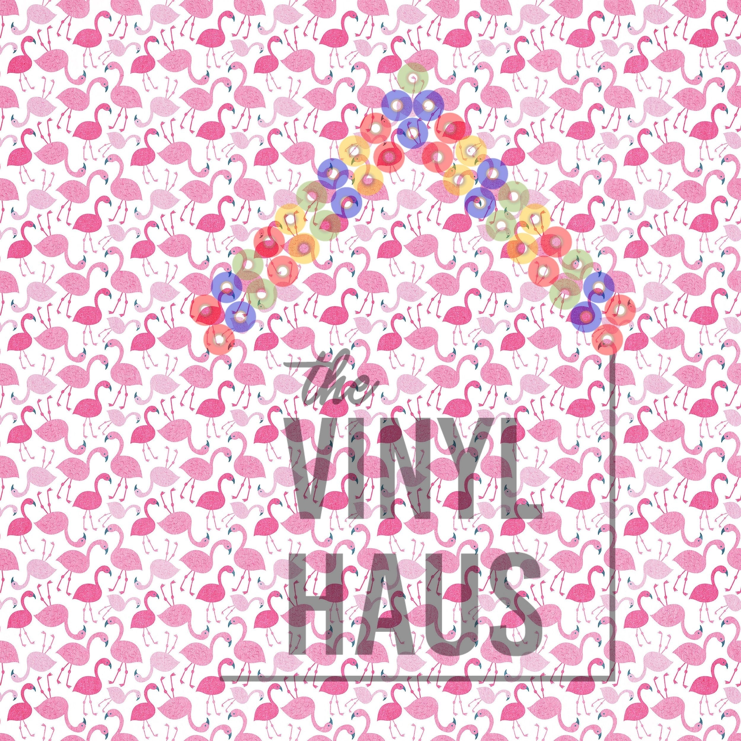 Flamingo Pattern Vinyl 12" x 12" - The Vinyl Haus