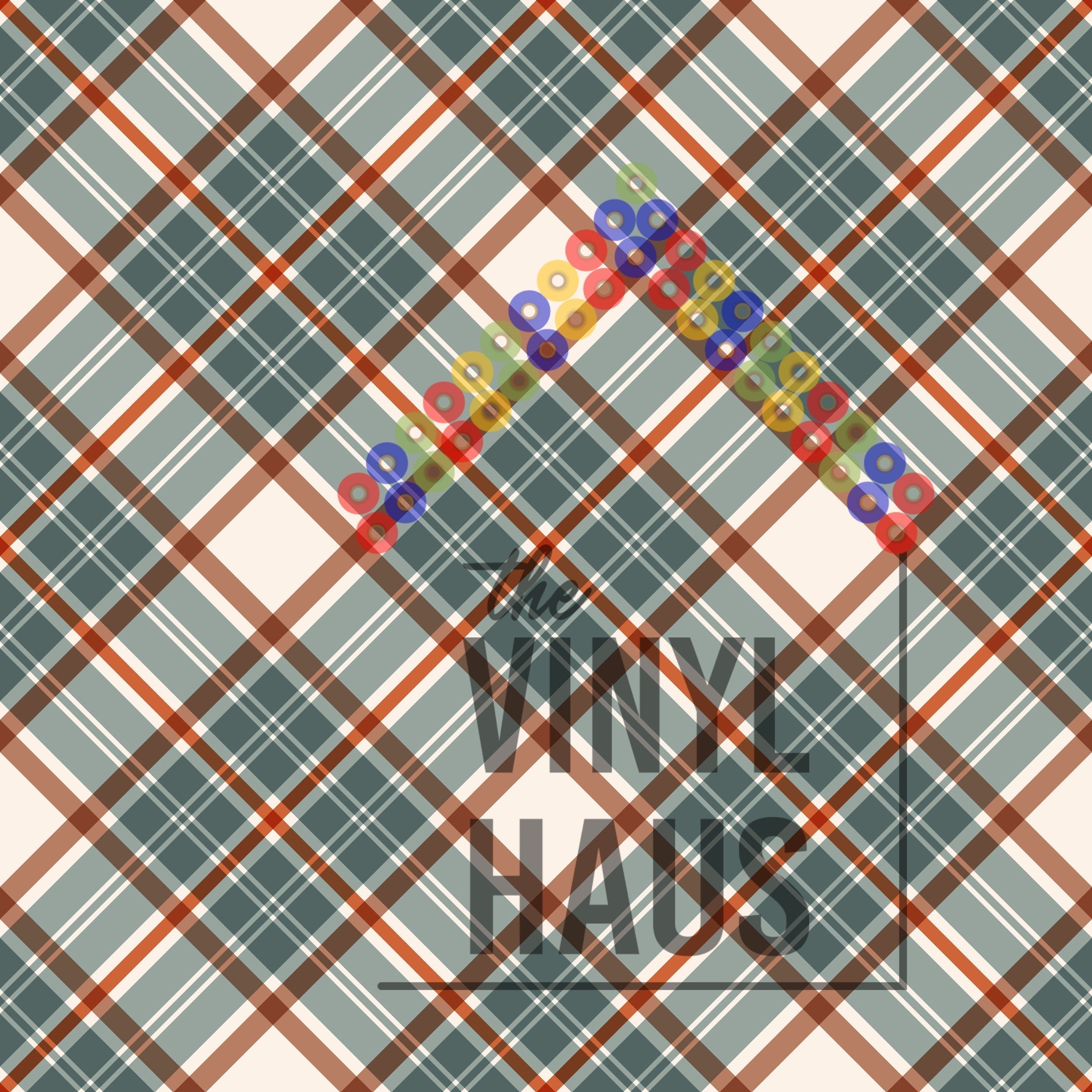 Fall Plaid Pattern Vinyl 12" x 12" - The Vinyl Haus
