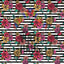 Floral Stripe Pattern Vinyl 12" x 12" - The Vinyl Haus