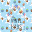 Easter Bunny with Chocolate Egg Pattern Vinyl 12" x 12 - The Vinyl Haus
