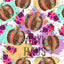 Serape Cheetah Pumpkins with Flowers White Background Pattern Vinyl 12" x 12" - The Vinyl Haus
