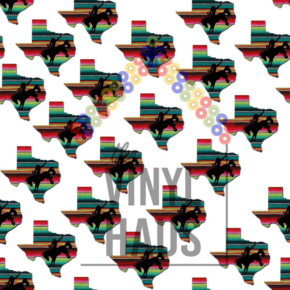 Serape Texas Print Pattern Vinyl 12" x 12" - The Vinyl Haus Main image