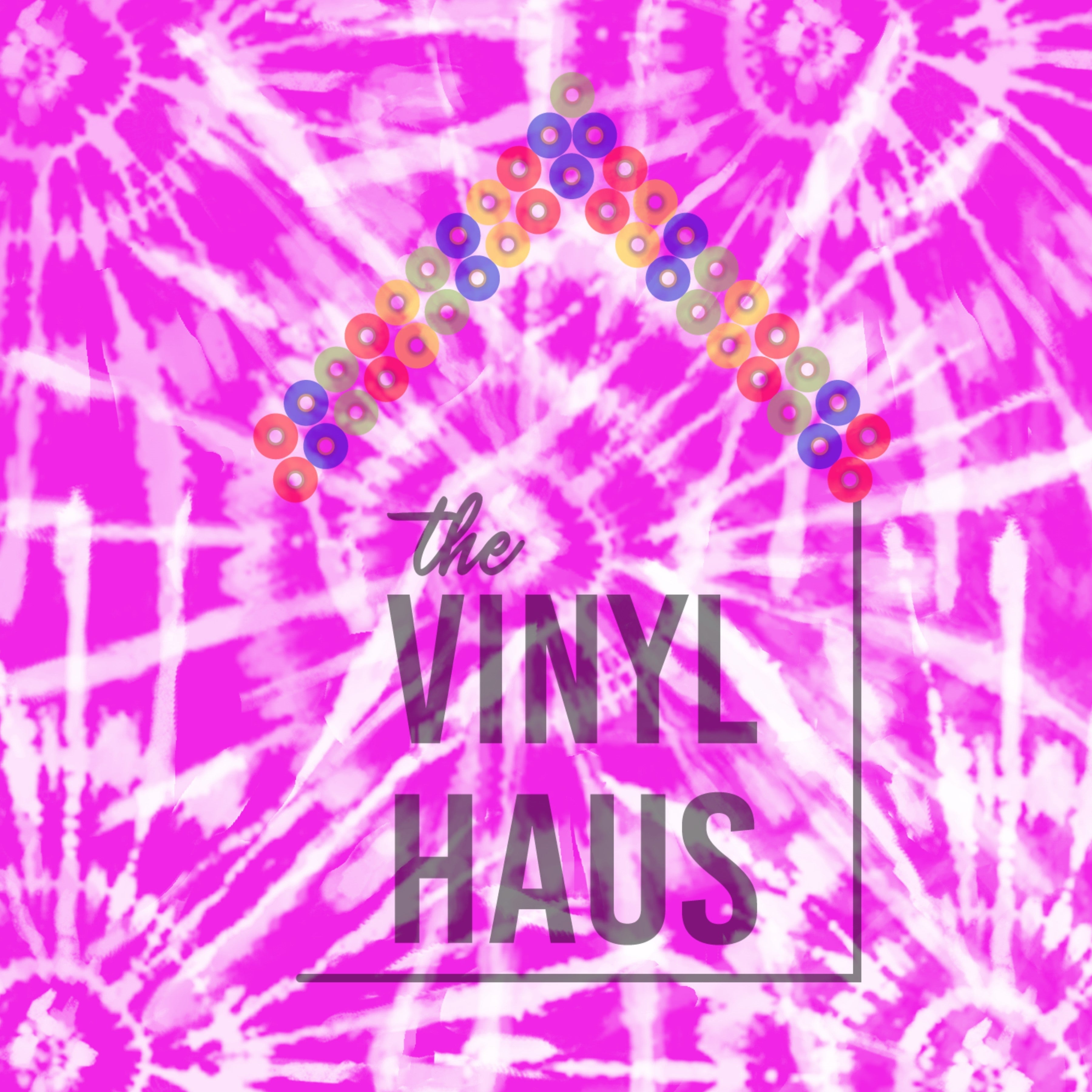 Pink and White Tie Dye Pattern Vinyl 12" x 12" - The Vinyl Haus Main image