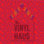 Blue Autism Pieces Red Background Pattern Vinyl 12" x 12" - The Vinyl Haus