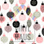 Pink Christmas Ornaments Pattern Vinyl 12" x 12" - The Vinyl Haus
