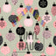 Pink Christmas Ornaments Pattern Vinyl 12" x 12" - The Vinyl Haus