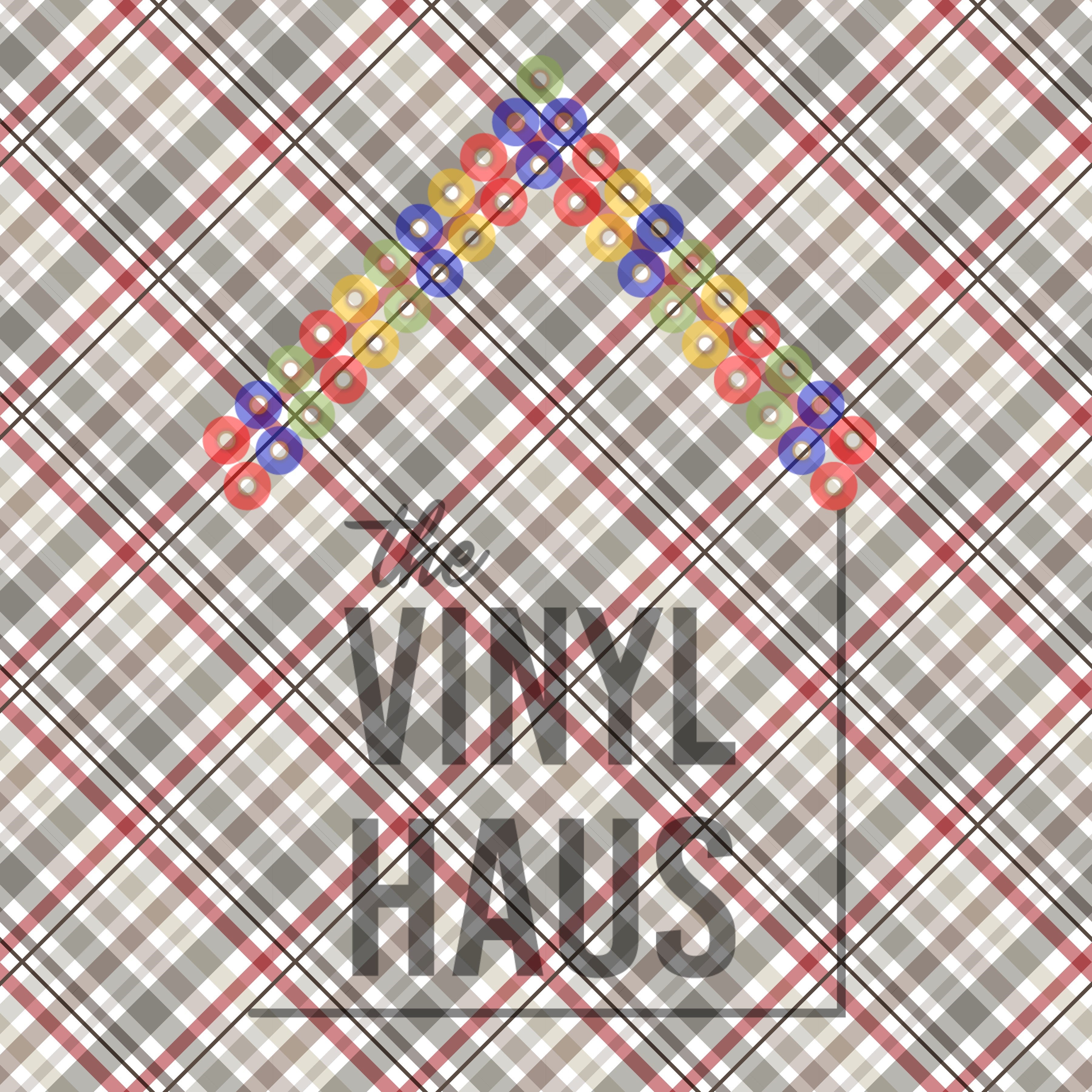 Christmas Plaid Pattern Vinyl 12" x 12" - The Vinyl Haus Main image