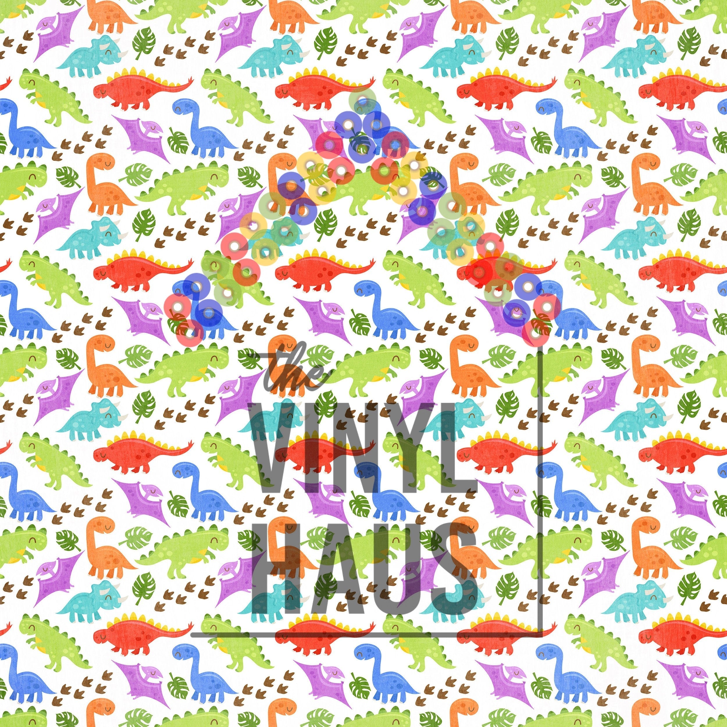 Dinosaurs Pattern Vinyl 12" x 12" - The Vinyl Haus