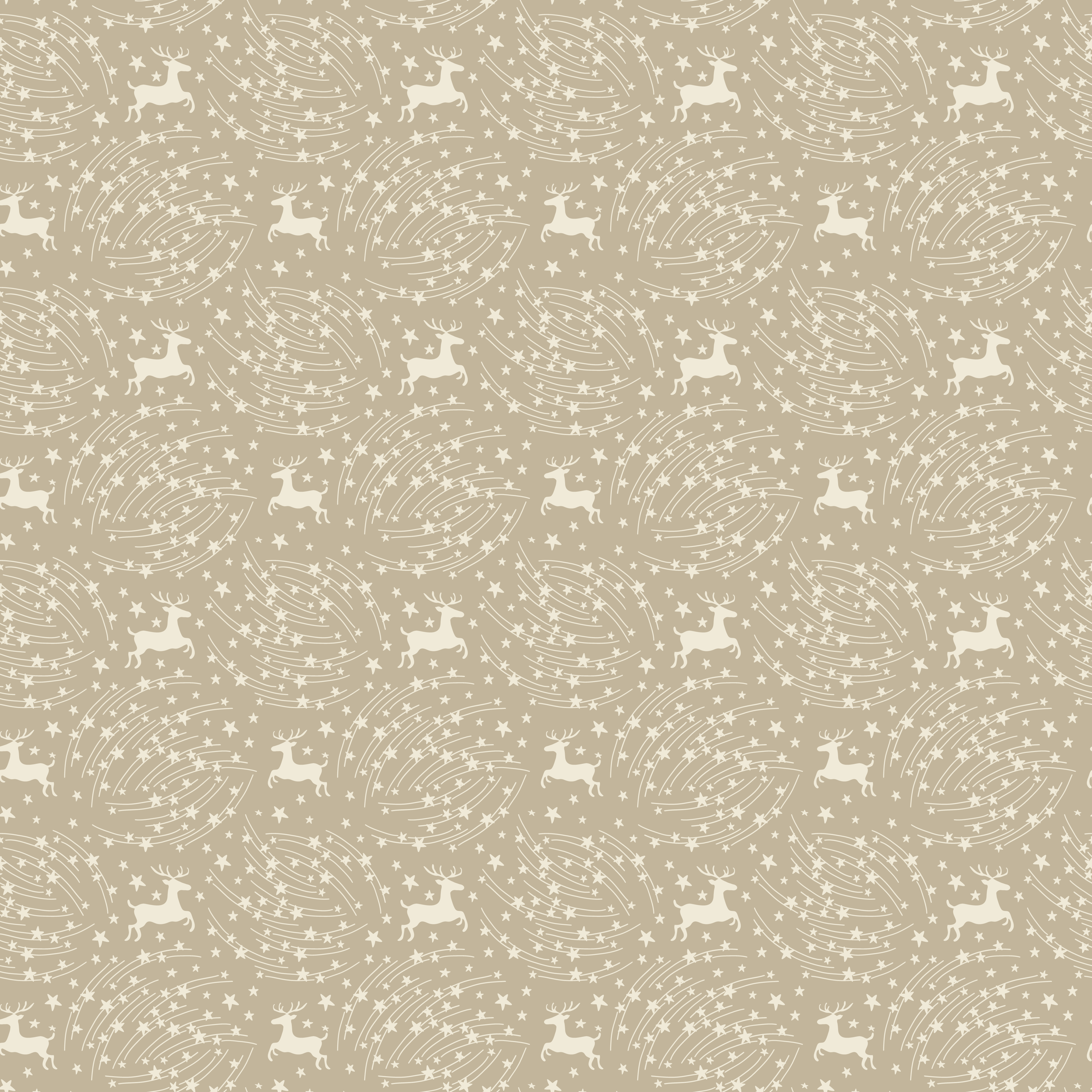 Tan and White Reindeer Pattern Vinyl 12" x 12" - Heat Transfer Haus Main image