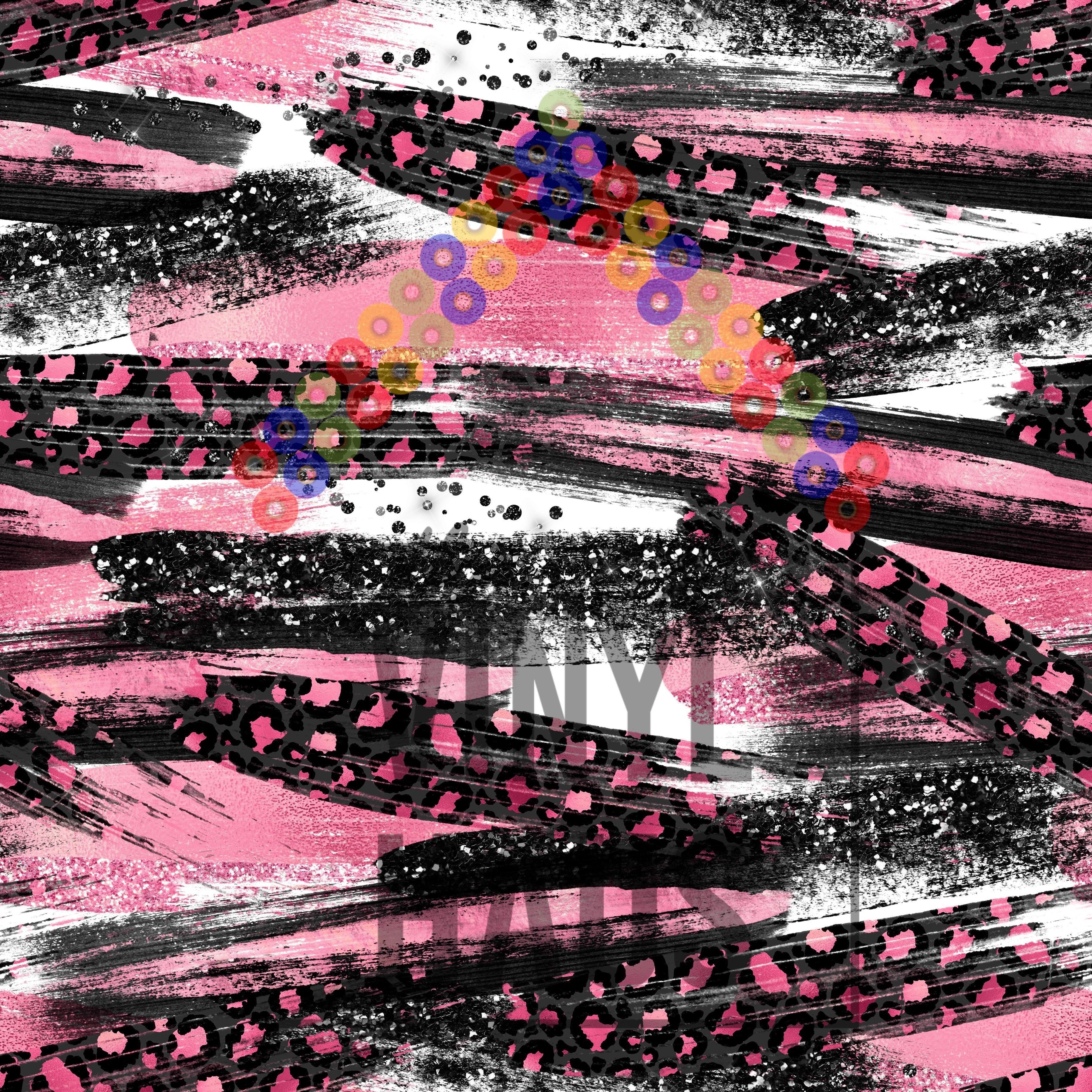 Valentine's Day Brushstroke Pattern Vinyl 12" x 12" - The Vinyl Haus Main image